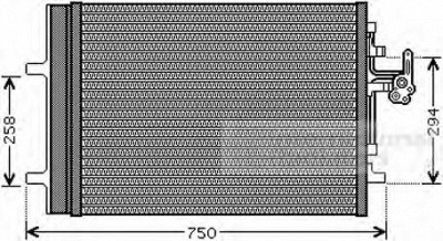 VAN WEZEL 59005161 -  Конденсатор, кондиционер